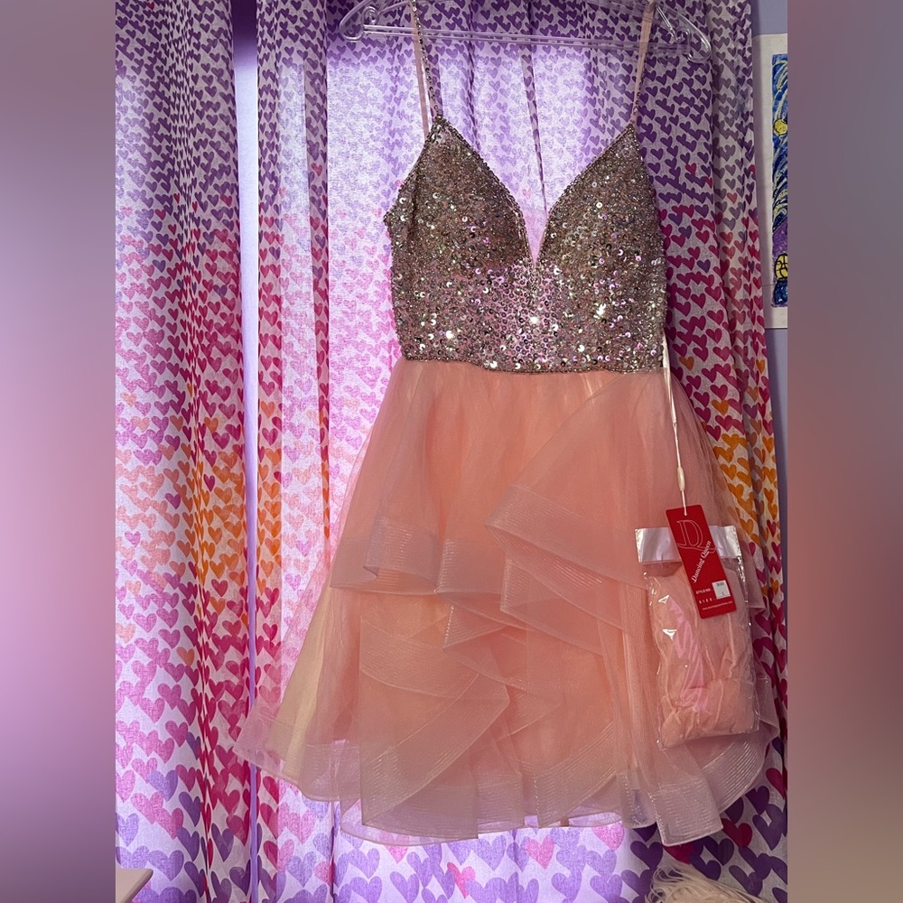 Corset ballgown style short prom dress